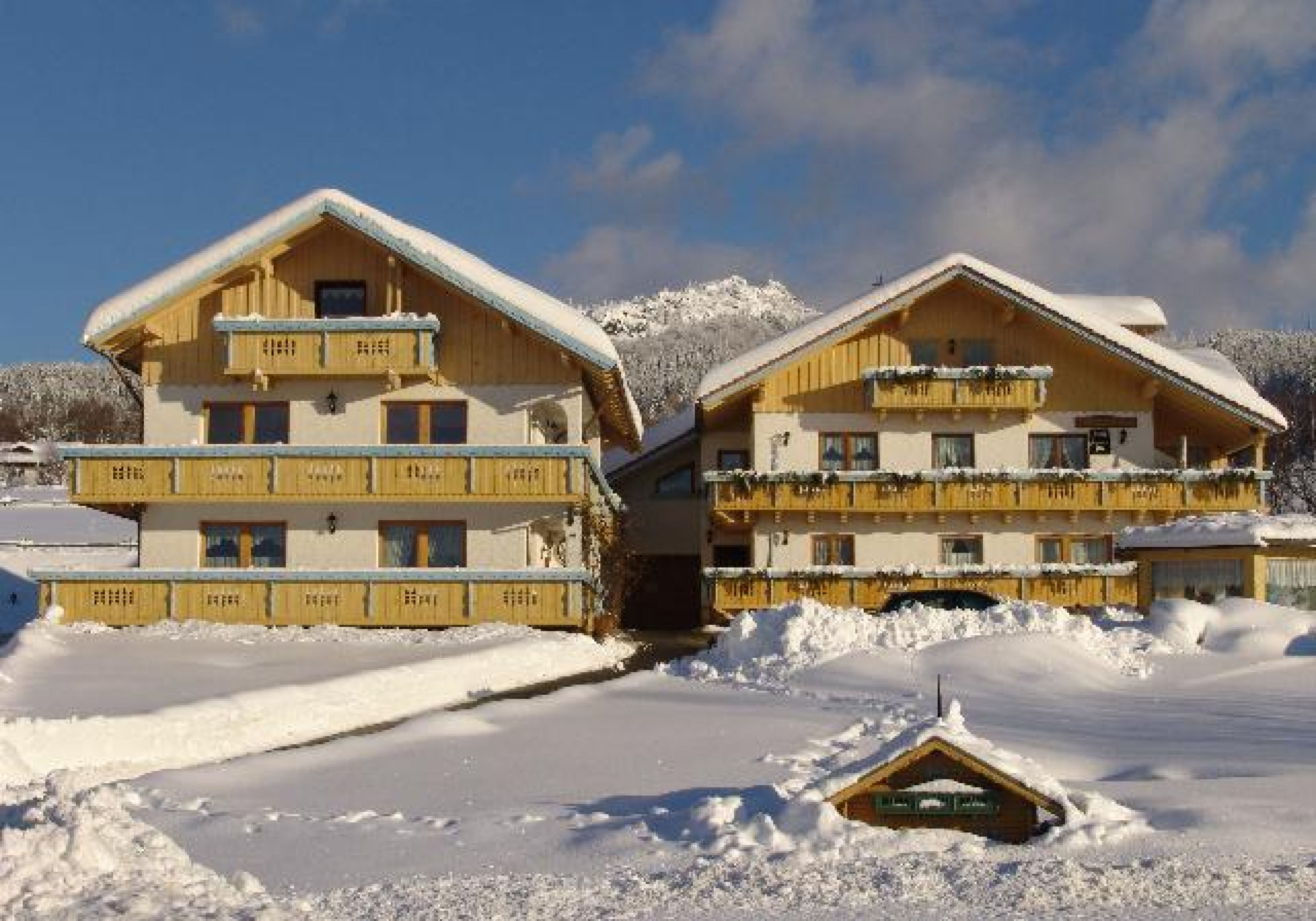 Hausansicht Winter